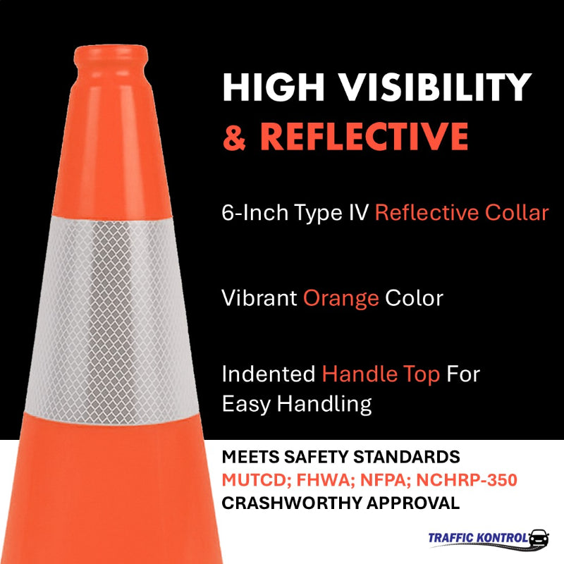18 Inch Orange Traffic Cones 3