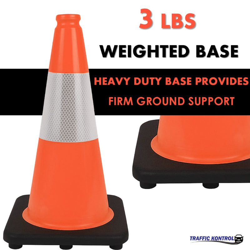 18 Inch Orange Traffic Cones 4