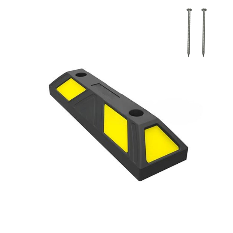 20 inch parking stop with spikes