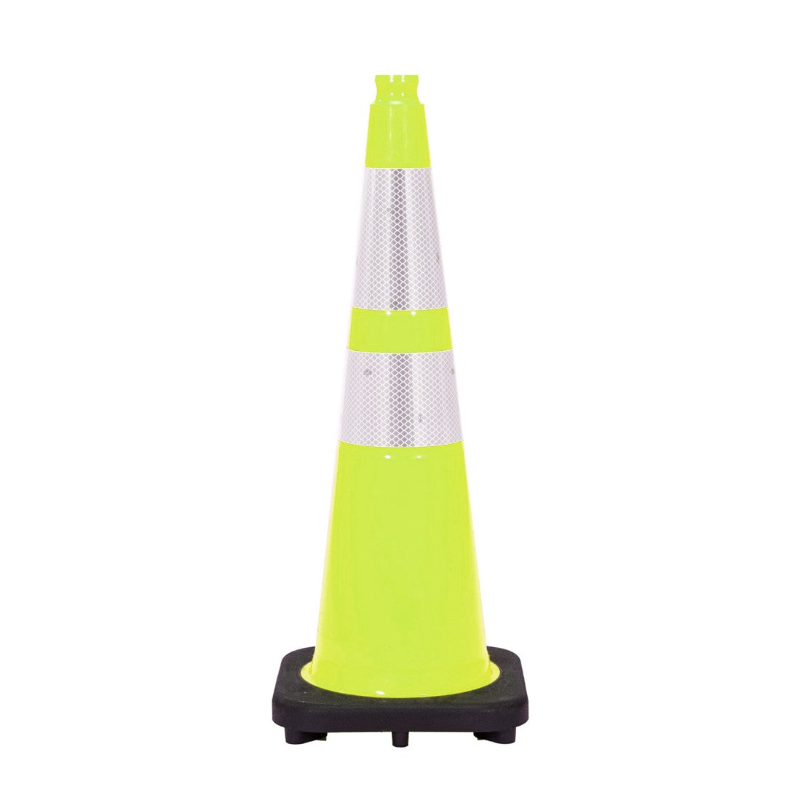 Lime Green Traffic Cones 1