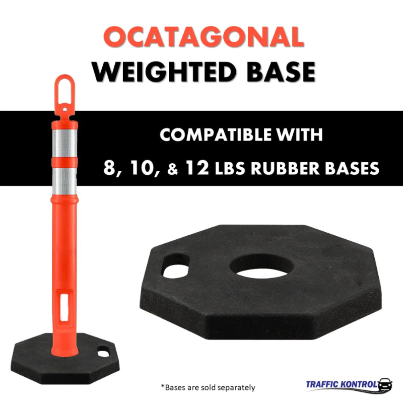 Orange Traffic Delineator Posts 4