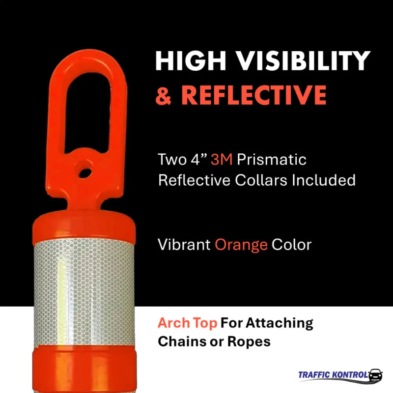 Orange Traffic Delineator Posts Kit 3_48946af1 e38d 4e68 a8e0 e9aea8be6d16