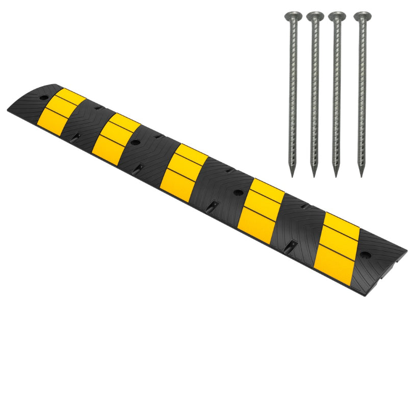 rubber speed bump 6 feet long yellow black 1_ccbf1ba8 94f1 4d42 9e85 8280deb39fee