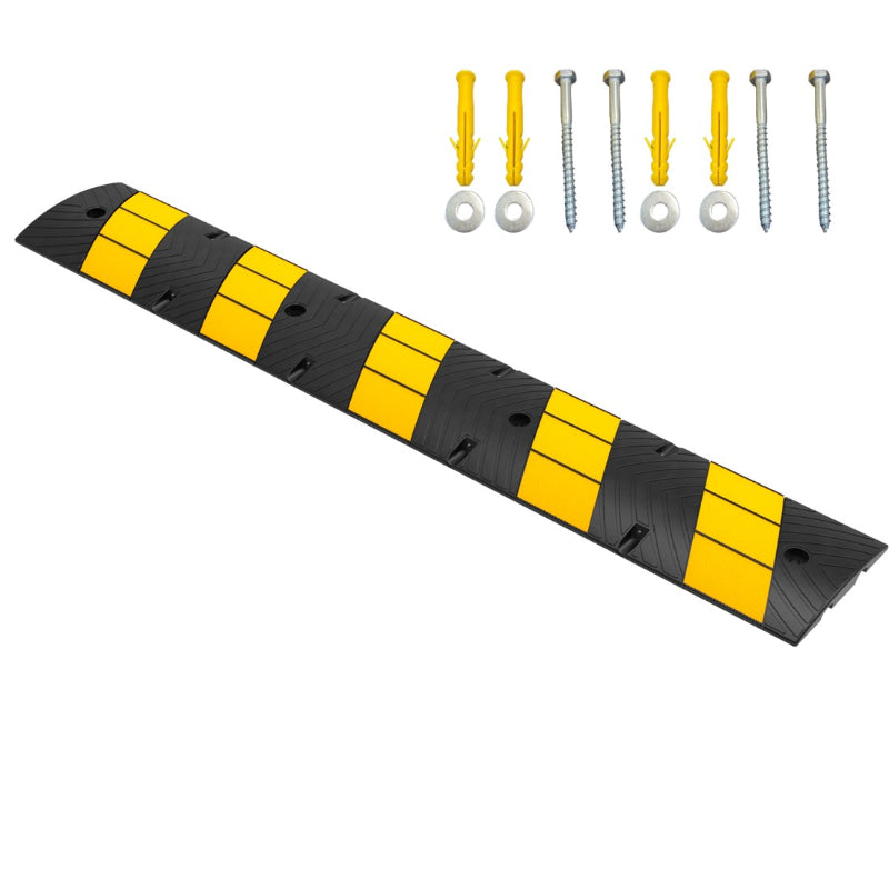 rubber speed bump 6 feet long yellow black 2_7adb583d 2357 4a76 9b74 ebde95ba6539