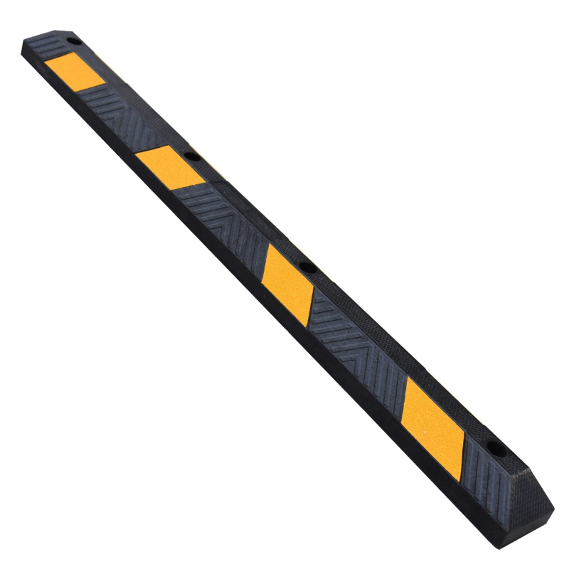 traffic kontrol parking curb stopper yellow black 1