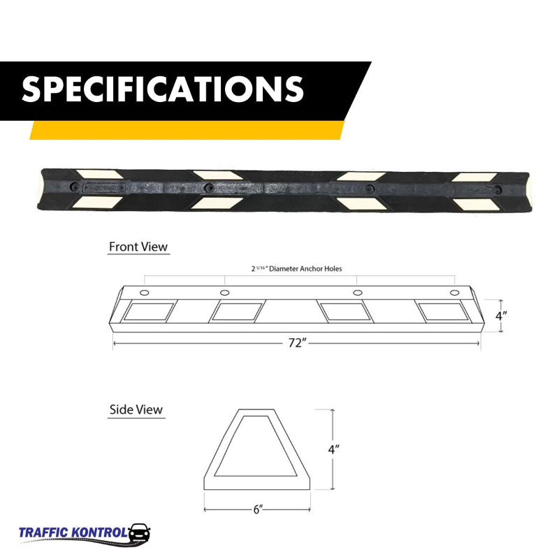 TrafficKontrolParkingCurbStopperForGarageParkingLotWhiteBlack 2_73900ddd 91ff 4da6 8b92 63ba56351545